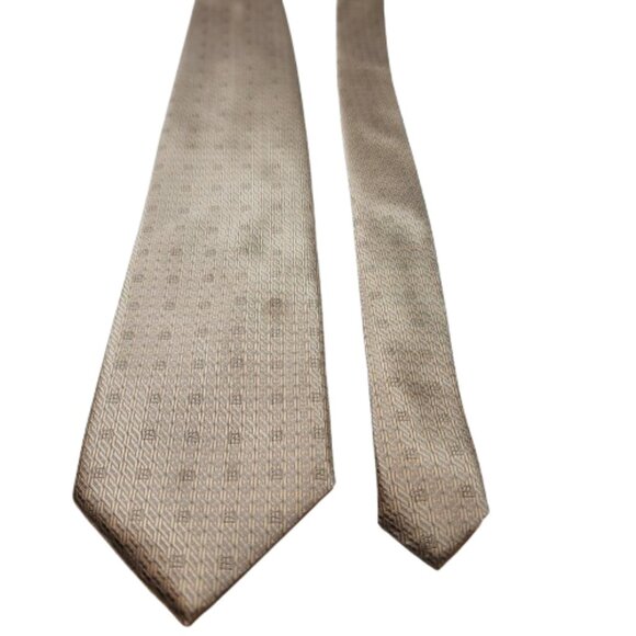 Fendi F Logo 100% Silk Tie